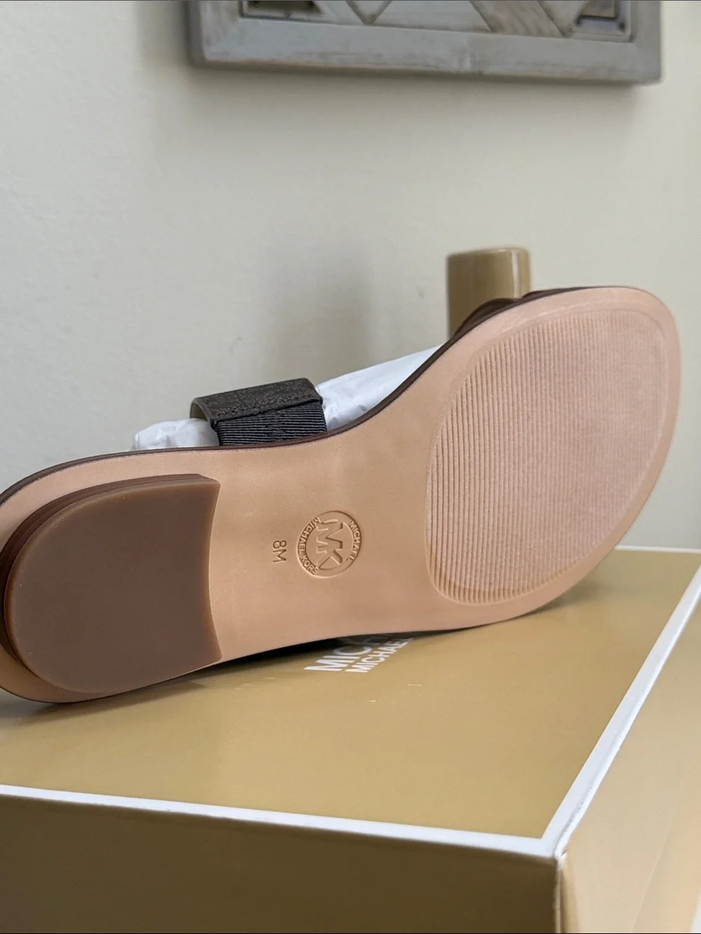 NIB Michael Kors Vera Flat Thong Sandal Size 8